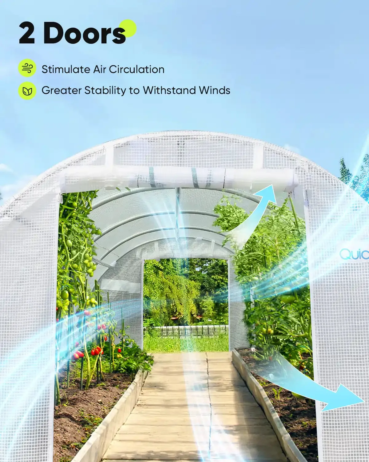 20' x 10' x 7' Heavy Duty Large Greenhouse