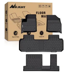 2018 -2025 Chevy Traverse 8 Seats 2nd Row Bench Seat TPE Floor Mats