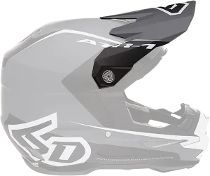 6D ATR-1 Visor - Stealth - White 72-3732