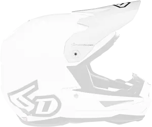 6D ATR-1 Visor - White 72-3111