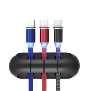 Adhesive Cord Manager for Mobile Devices