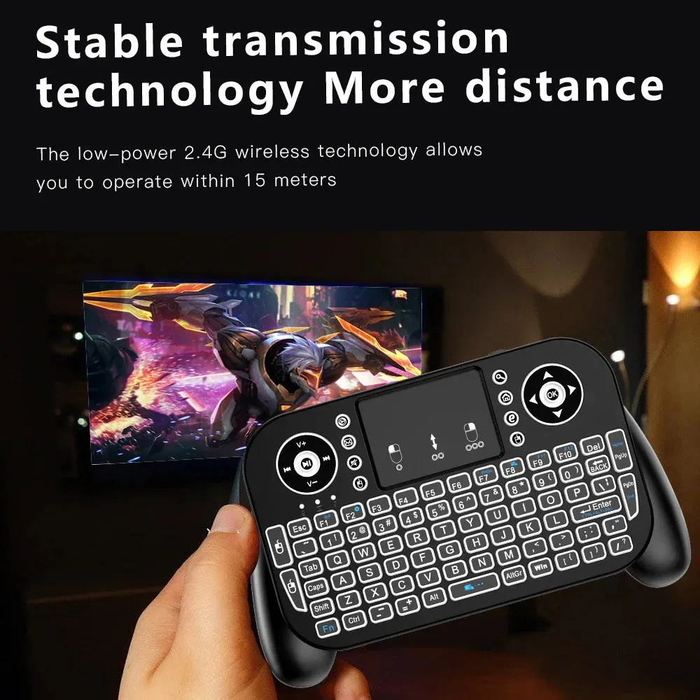 Backlit Mini Keyboard With Touchpad For Android Tv Box