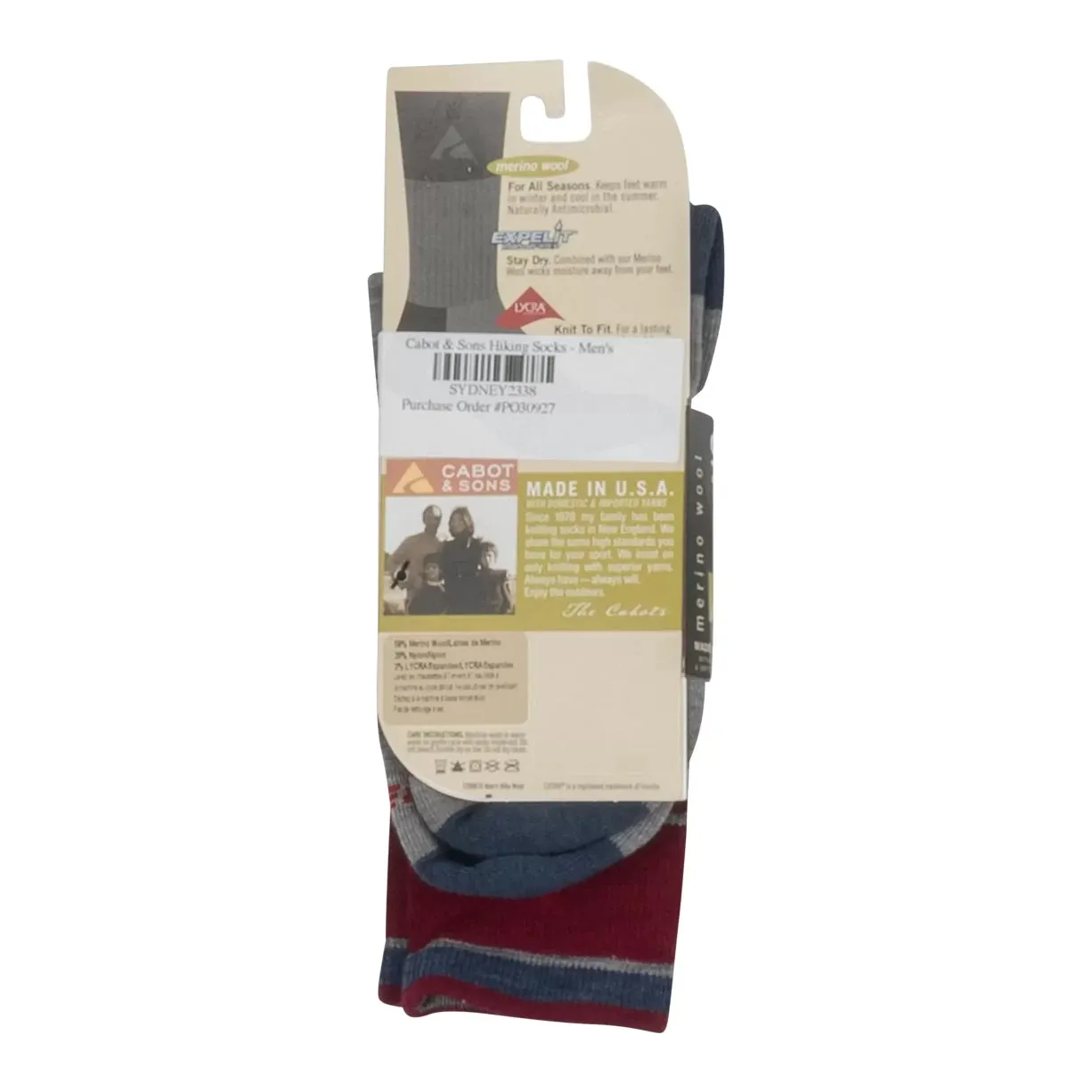 Cabot & Sons Hiking Socks - Men's
