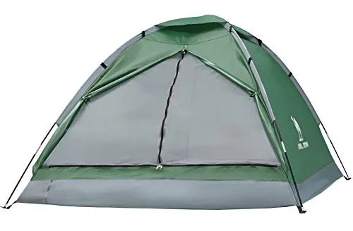 CAMEL CROWN 4/5 Person Camping Dome Tent with Removable Rain Fly Waterproof Family Tent Easy Set Up Lightweight Outdoor Tent for Camping Backpacking Hiking