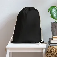 Customizable Cotton Drawstring Bag add your own photos, images, designs, quotes, texts and more