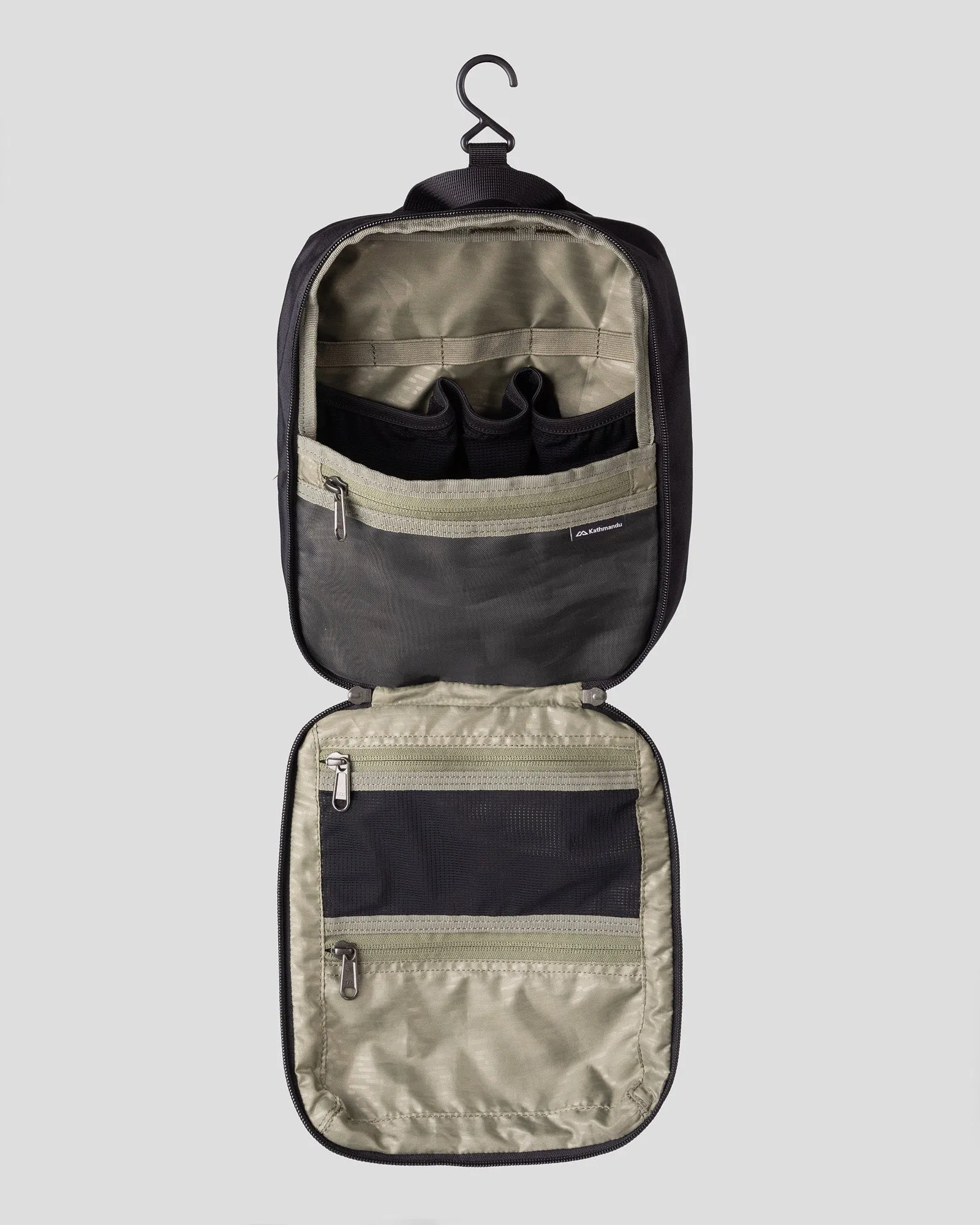 Hanging Toiletry Kit Bag - Black