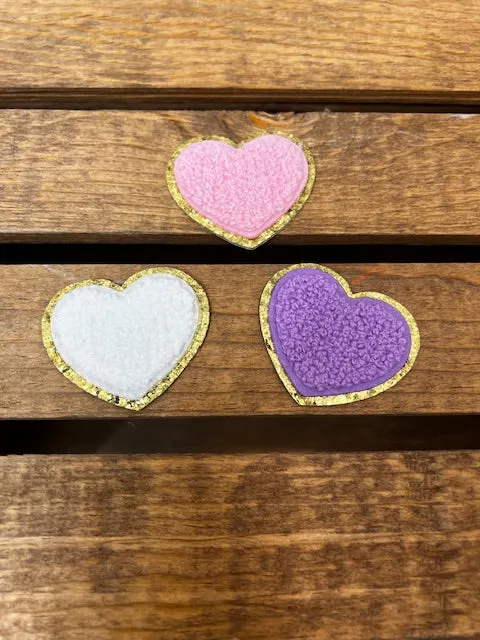 Hearts Chenille Patch