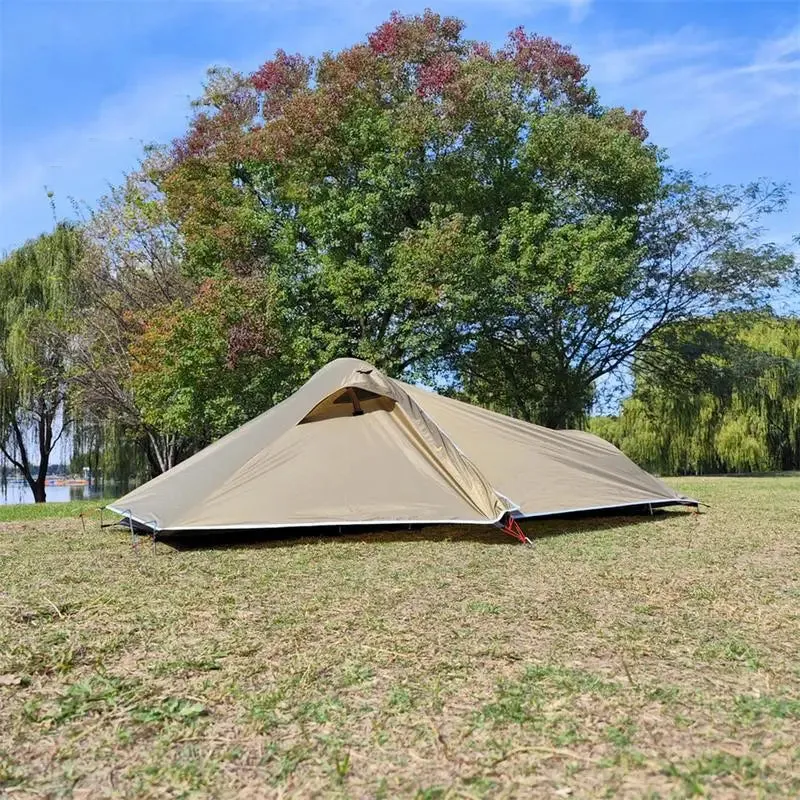 Hiking Tents For Backpacking Sturdy Waterproof Backpacking Camping Tent 1 Person Portable Canopy Lightweight Outdoor Shelter For