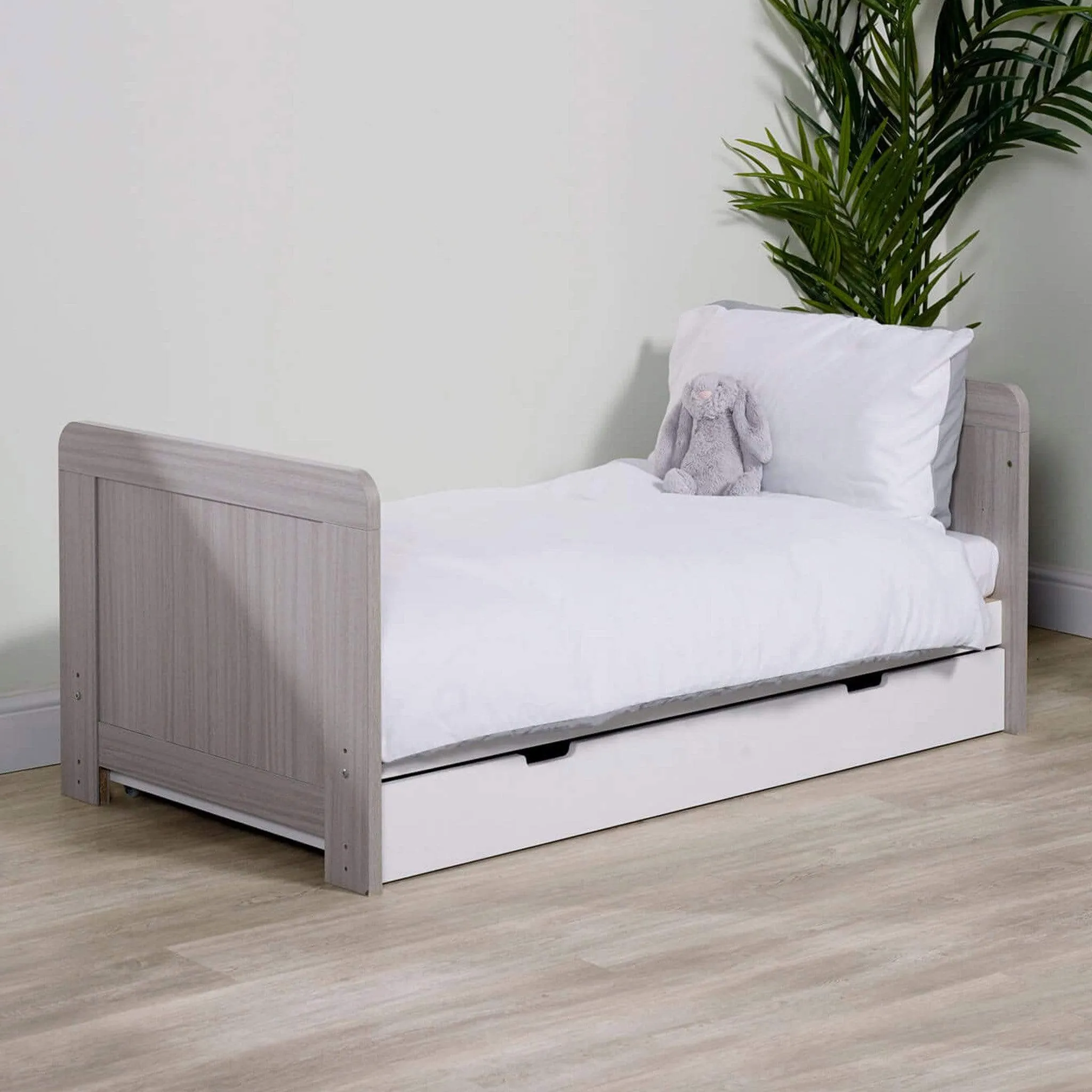 Ickle Bubba Pembrey 3 Piece Furniture Set and Under Drawer Ash Grey & White