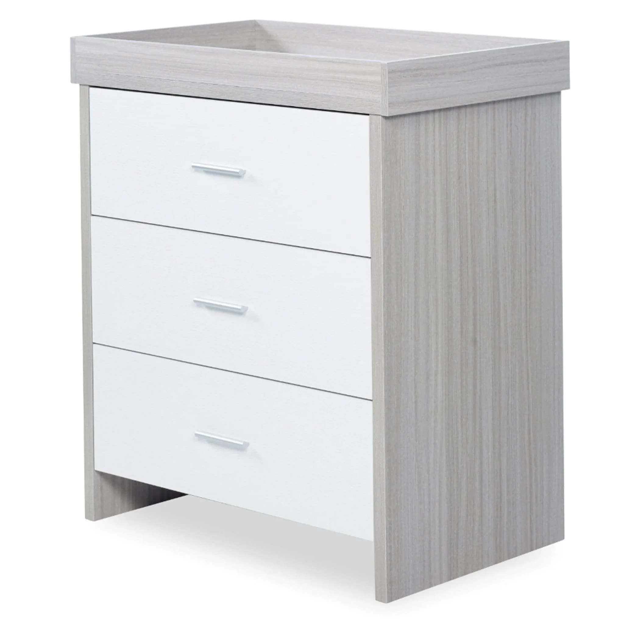 Ickle Bubba Pembrey 3 Piece Furniture Set and Under Drawer Ash Grey & White