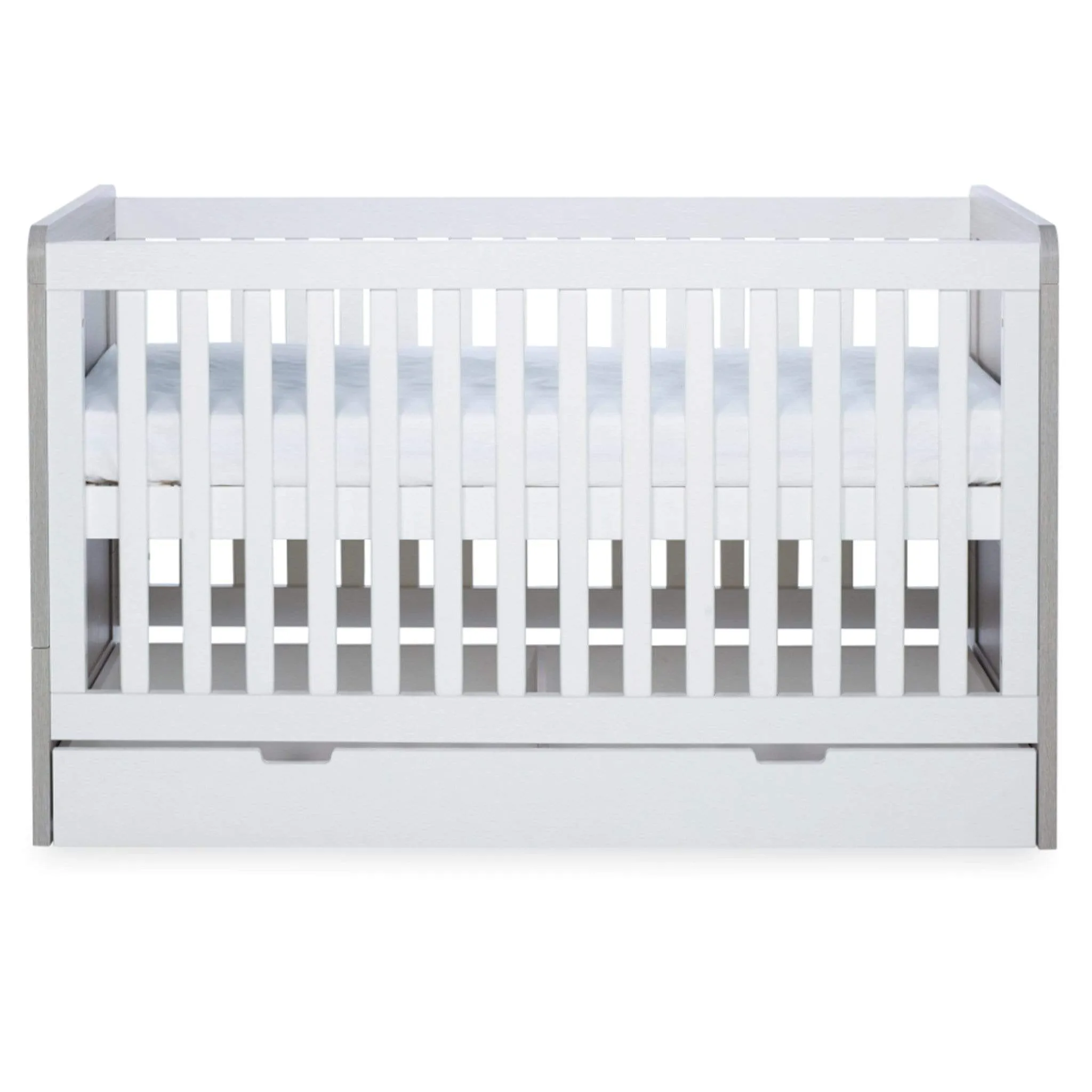 Ickle Bubba Pembrey 3 Piece Furniture Set and Under Drawer Ash Grey & White