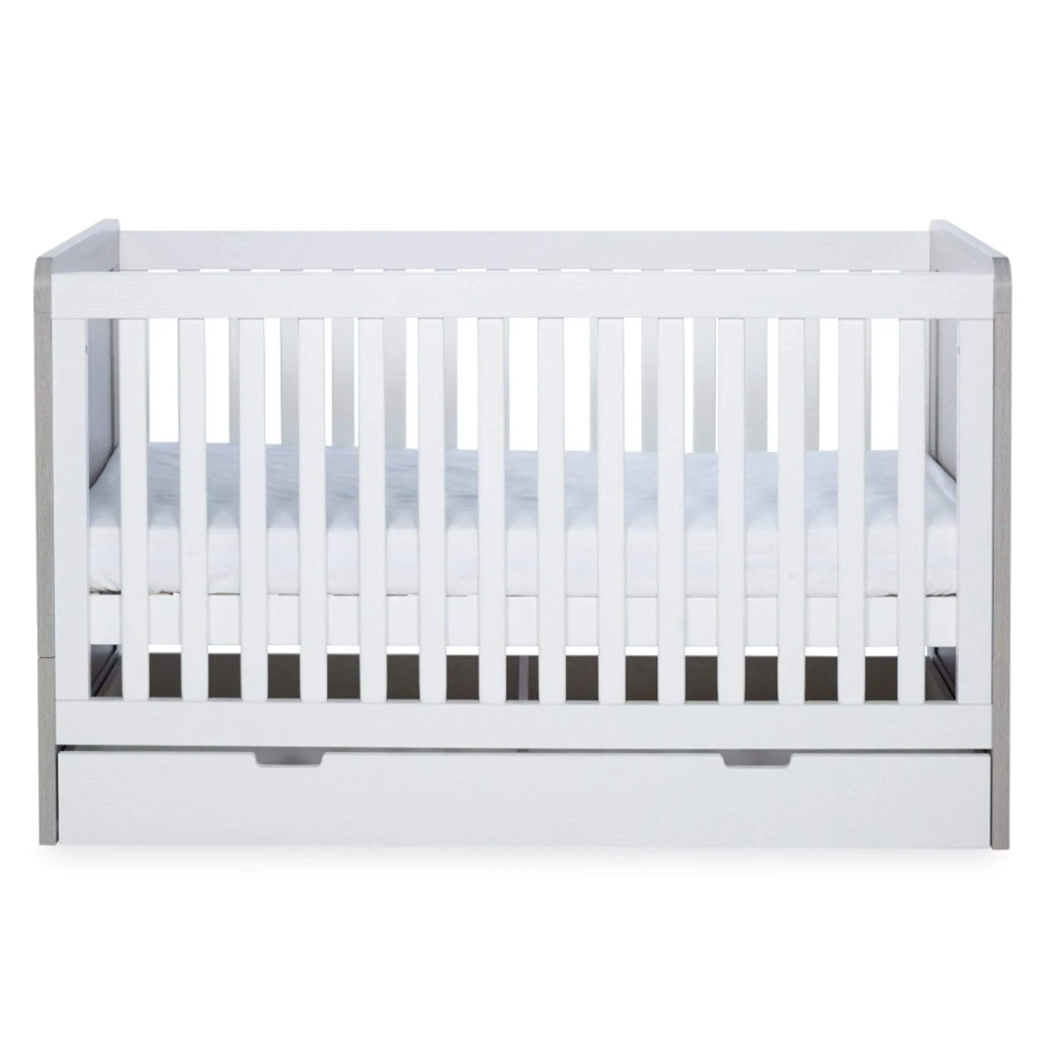Ickle Bubba Pembrey 3 Piece Furniture Set and Under Drawer Ash Grey & White