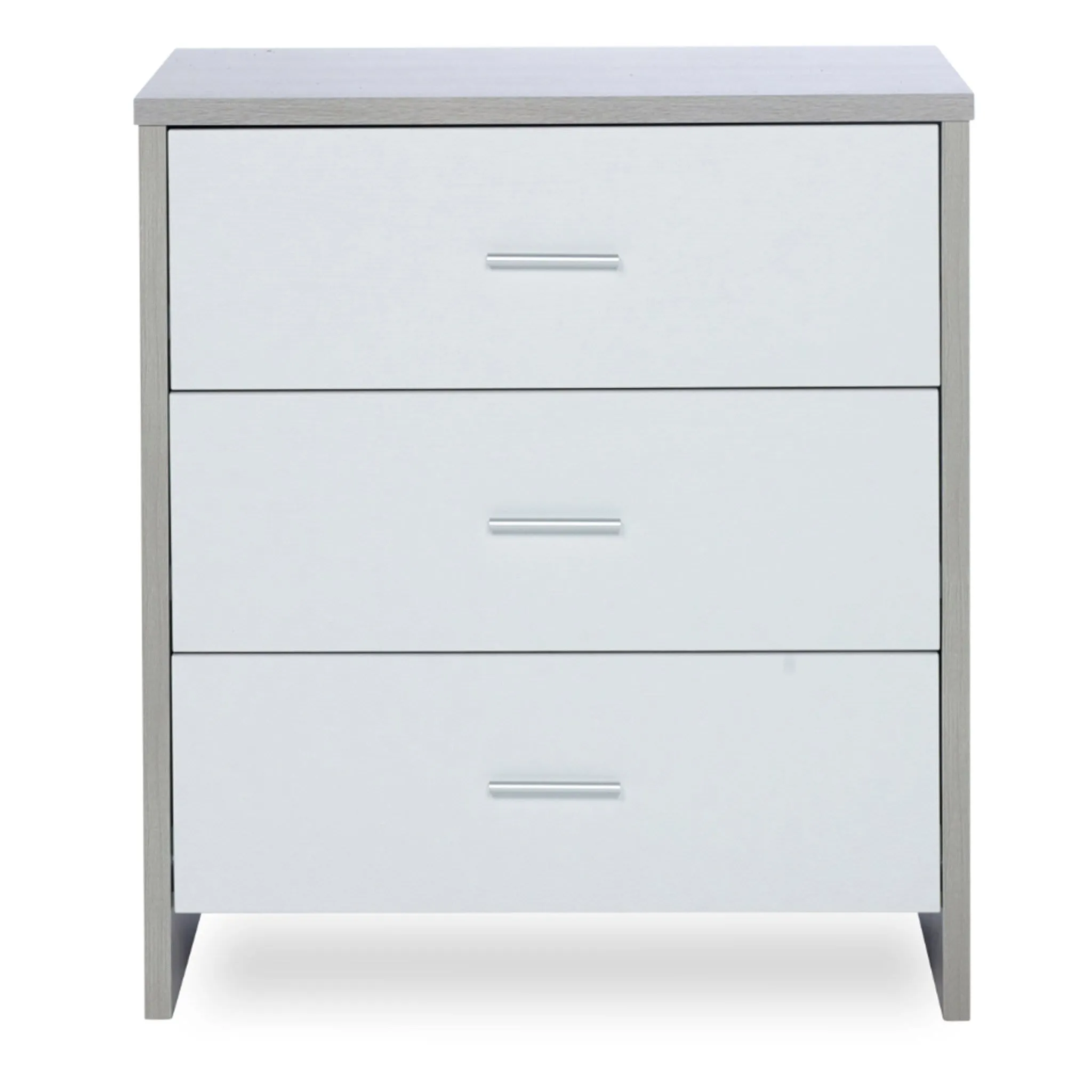 Ickle Bubba Pembrey 3 Piece Furniture Set and Under Drawer Ash Grey & White