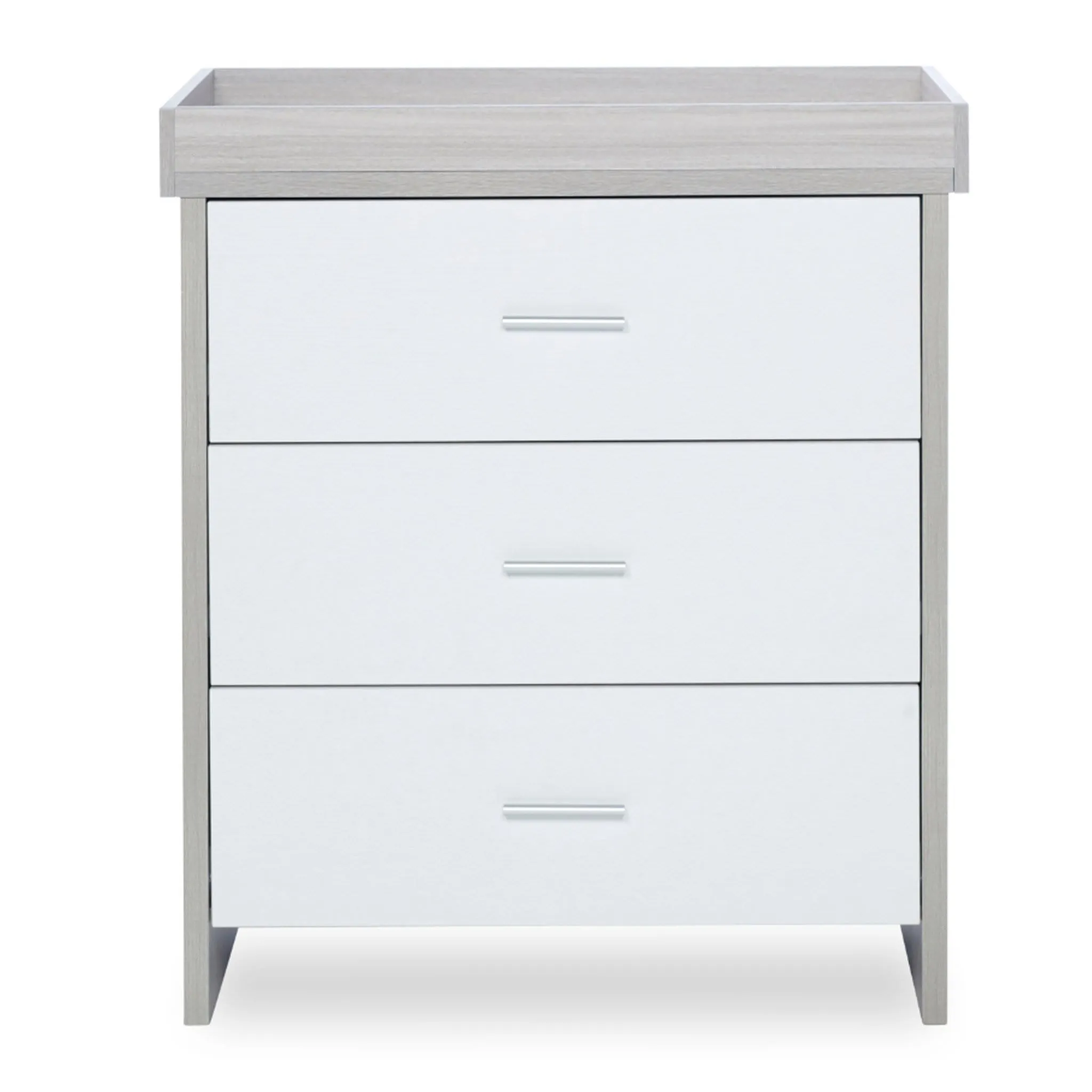 Ickle Bubba Pembrey 3 Piece Furniture Set and Under Drawer Ash Grey & White