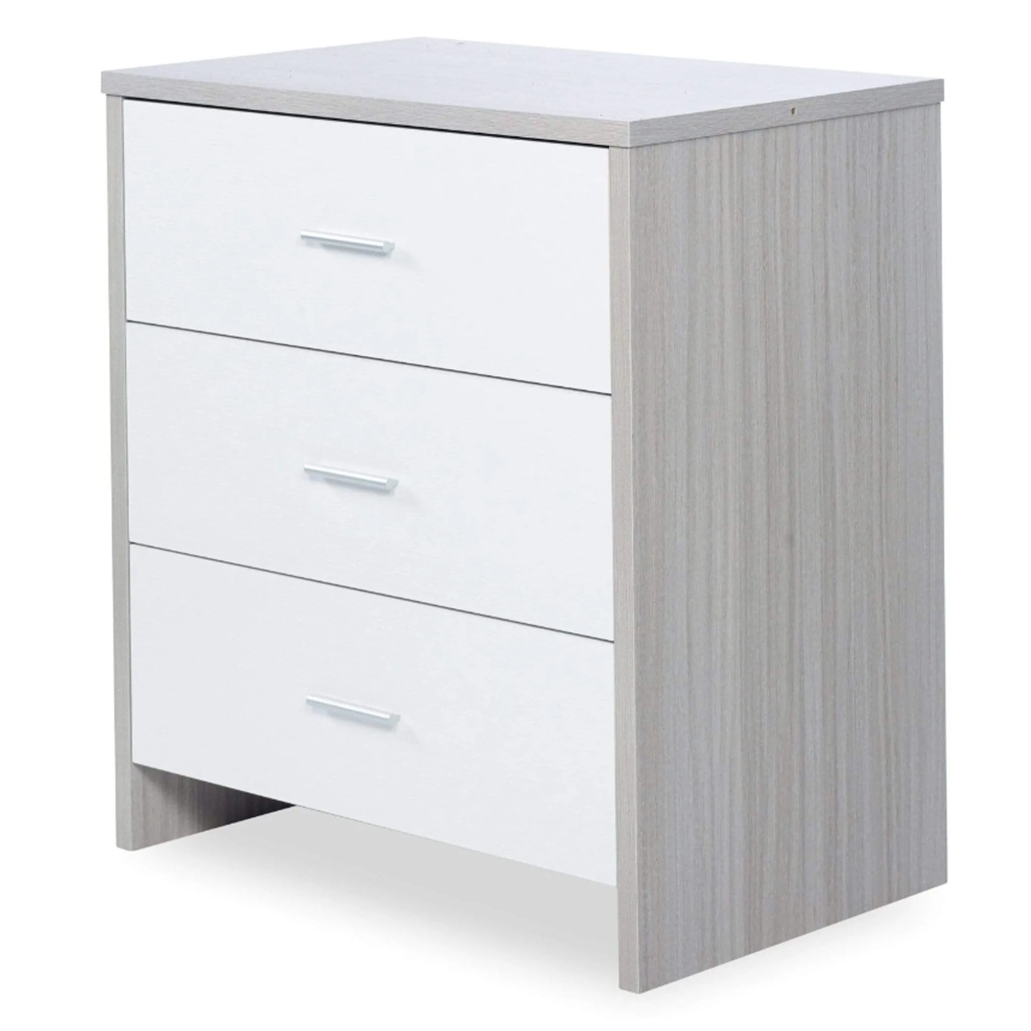 Ickle Bubba Pembrey 3 Piece Furniture Set and Under Drawer Ash Grey & White