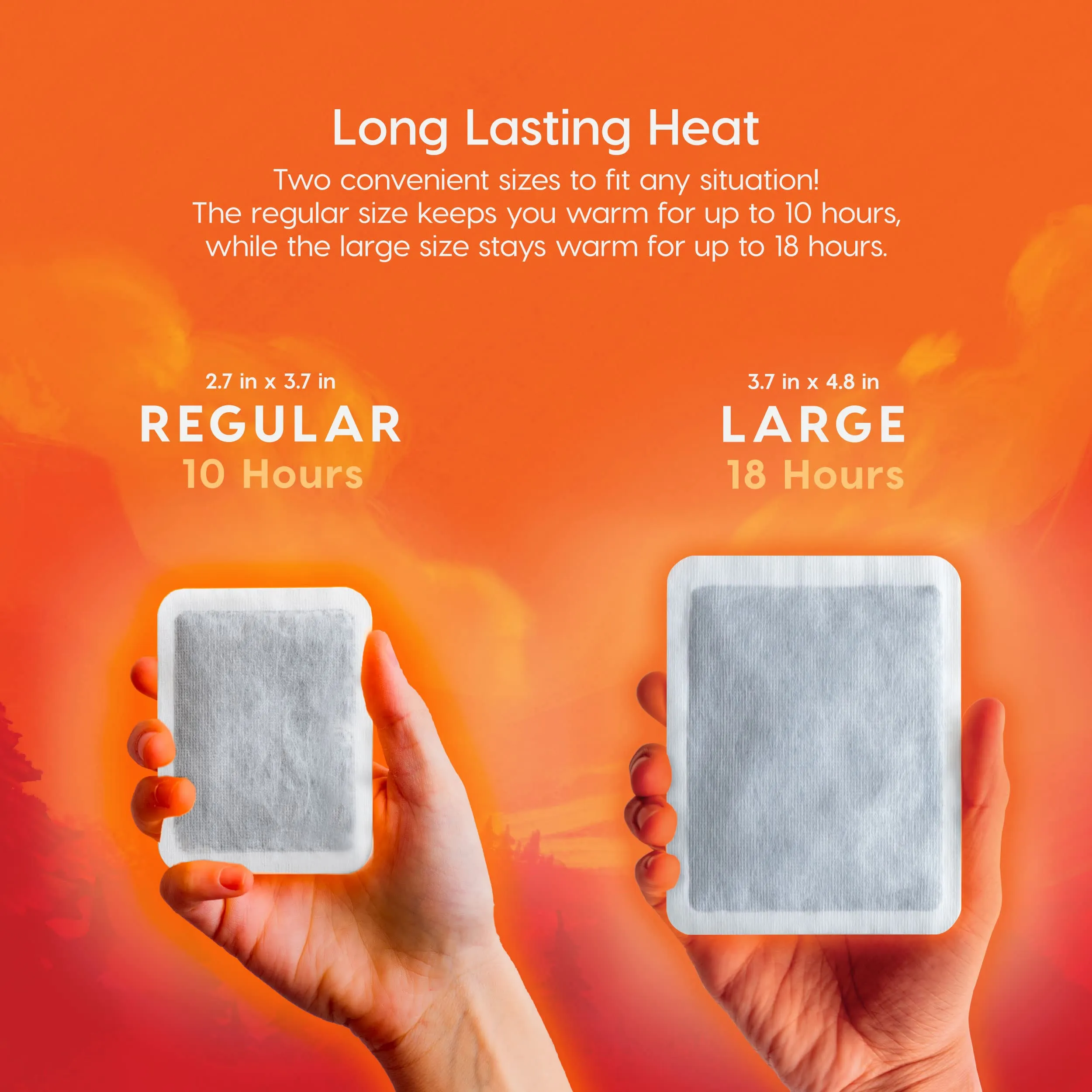IRIS USA Hand Warmers  60 Individual Warmers, Long-Lasting Up To 10 Hours For Warm and Hot Hands, On The Go, TSA-Approved, Disposable, Bulk, Lasts 4 Years, For Hot Hands Handwarmers, Camping Skiing