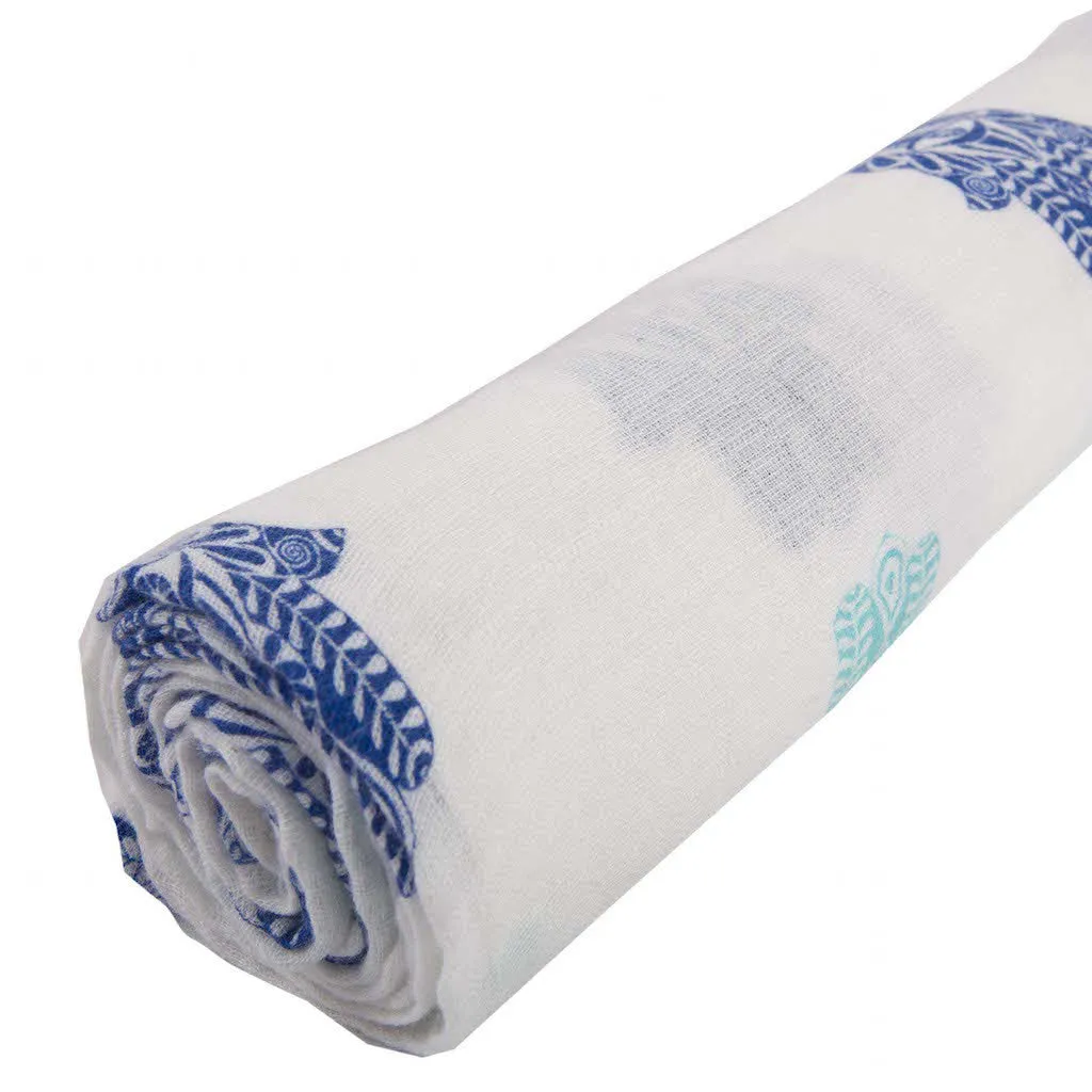Organic Single Swaddle - Hamsa