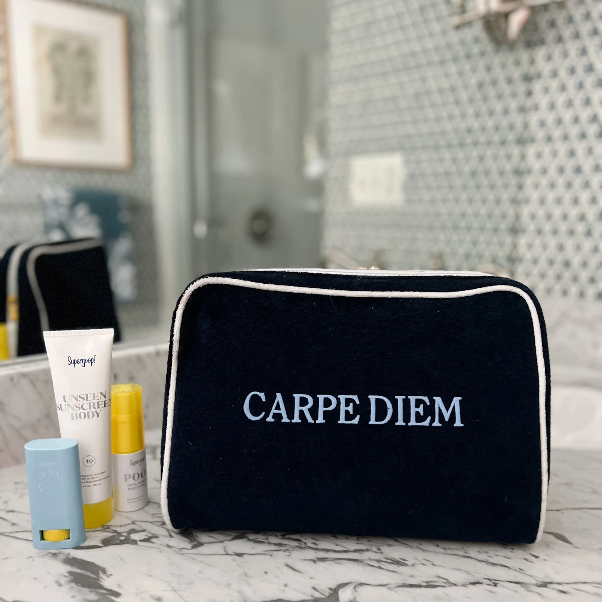 Small Signature Toiletry Bag
