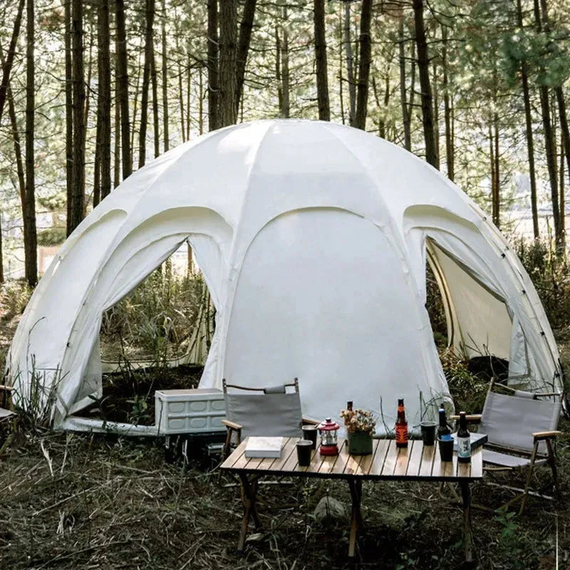 Spherical Dome Canopy Tent, Outdoor Light Luxury Camp Hemispheric Tent, Sunshade And Rainproof Starry Sky Hotel Tent