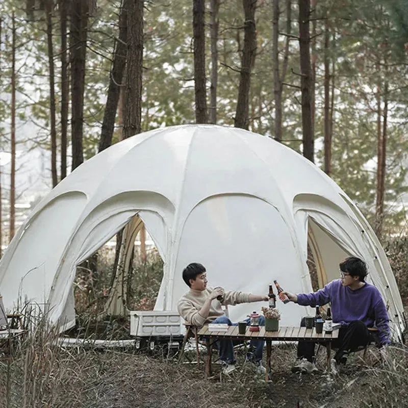 Spherical Dome Canopy Tent, Outdoor Light Luxury Camp Hemispheric Tent, Sunshade And Rainproof Starry Sky Hotel Tent