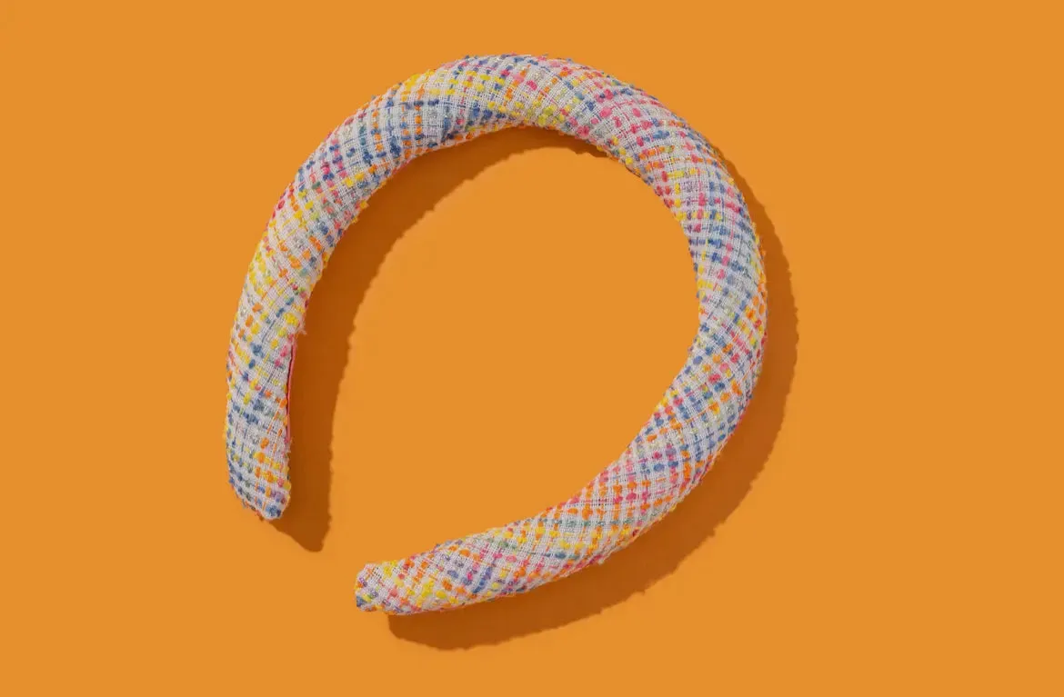 Tai Rainbow Tweed Headband