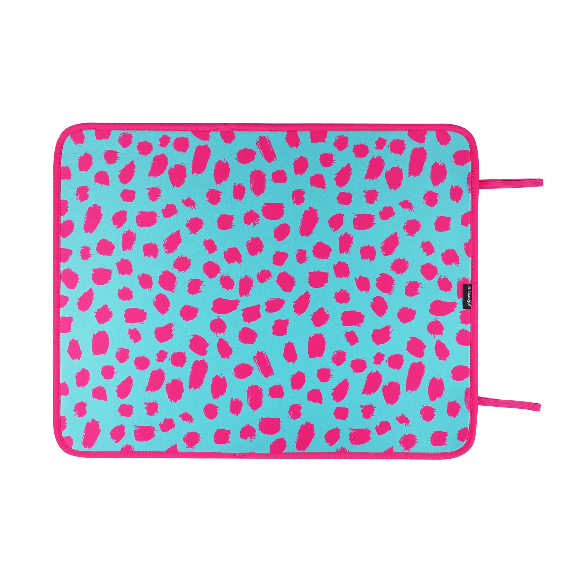 Teal Cheetah Poolside Seating Mat