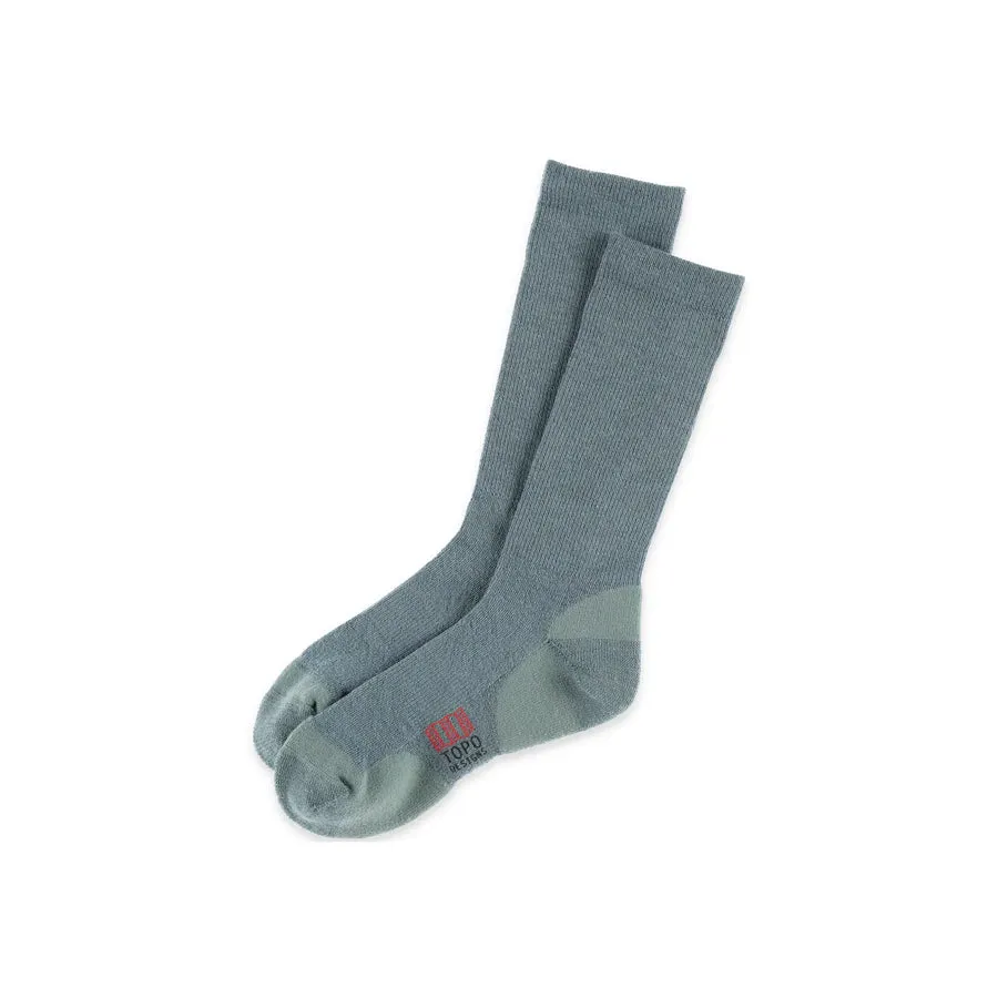 Town Sock- Slate Blue