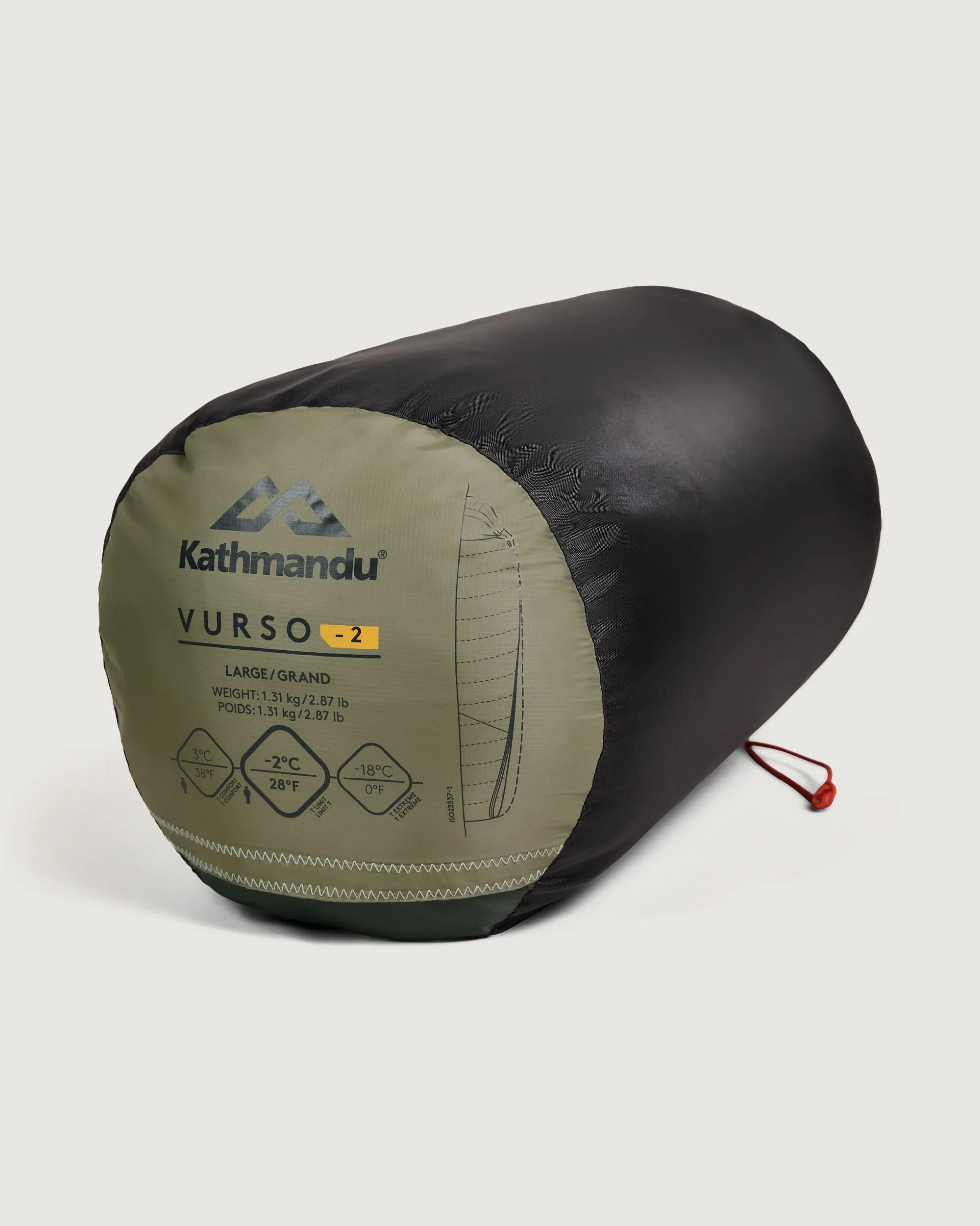 Vurso -2 °C Sleeping Bag - Large - Beech/Dark Moss