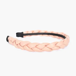 Yasmin Plaited Headband (Pink)